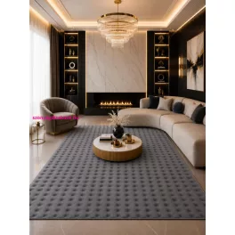   Den. Bubble Antracit 60szett=60x220+2dbx60X110cm modern 3D szőnyeg