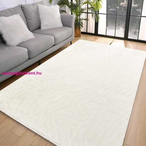 Den. Deluxy design Krém  Puha Szőnyeg 120x170cm-hátul gumis