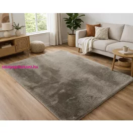   Den. Furlux taupe 80 x 150cm egyszínű extra puha shaggy szőnyeg