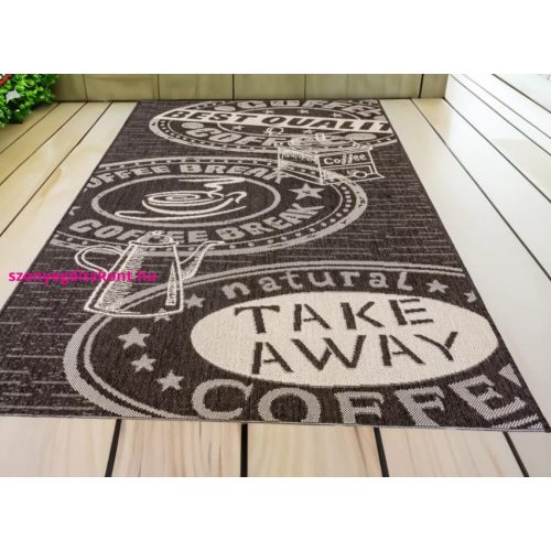 Kabul Sizal szőnyeg Coffe csoki barna 160x230cm szőnyeg
