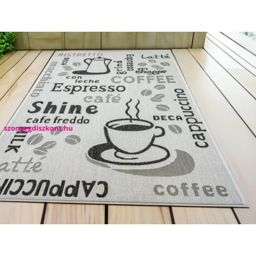 Kabul Sizal szőnyeg Cappuccino Szürkés 80x200cm szőnyeg