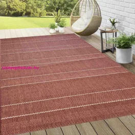   TOP! TRD. Kabul Sizal szőnyeg Terrakota csíkos 160x230cm szőnyeg