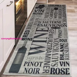 TOP! MY. SIL Konyhai szőnyeg 77x197cm-wine oliva