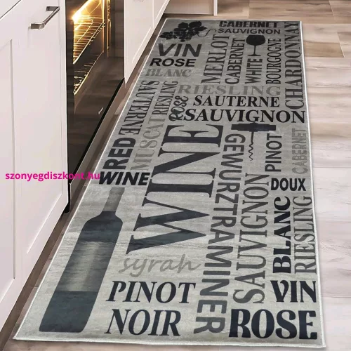 TOP! MY. SIL Konyhai szőnyeg 77x197cm-wine oliva