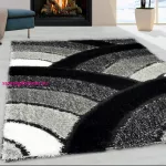 TOP! Den. Melissa new 1143 Fekete 60szett=60x220cm+2dbx60x110cm szőnyeg