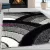 TOP! Den. Melissa new 1143 Fekete 60szett=60x220cm+2dbx60x110cm szőnyeg
