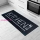 TOP! MY. SIL Konyhai szőnyeg 57x197cm-fekete kitchen