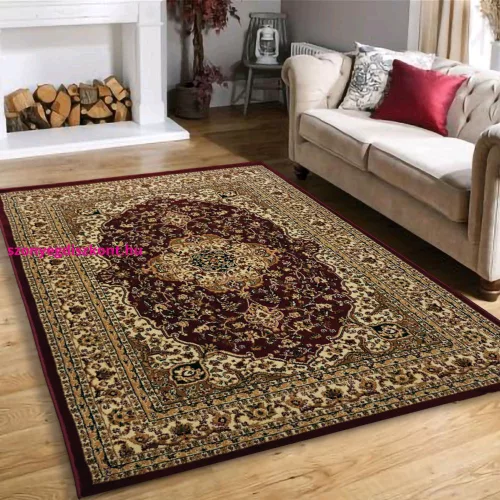 TOP! Den. Elit 3959 Bordó 80x250cm szőnyeg