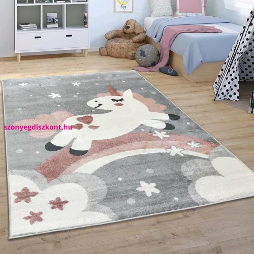 TOP! Den. Balu 1489 szürke 160x230cm-unikornis szőnyeg