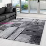 TOP! Ay. parma 9260 fekete 80x150cm modern szőnyeg akciò