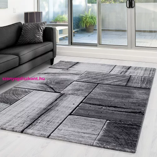 TOP! Ay. parma 9260 fekete 80x150cm modern szőnyeg akciò