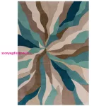 TOP! FL. SPLINTER TEAL 120X170 szőnyeg