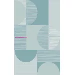 TOP! Berlin E2991 kék 60x100cm- modern színes szőnyeg
