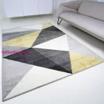 TOP! Berlin F8001 sárga-szürke 60x100cm- modern szőnyeg