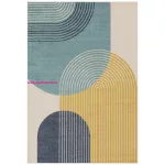 TOP! ASY Muse 120x170cm Blue Retro Rug MU15 szőnyeg