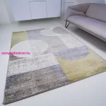 TOP! Berlin E2991 sárga 80x150cm- modern színes szőnyeg