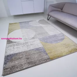 TOP! Berlin E2991 sárga 80x150cm- modern színes szőnyeg