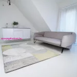 TOP! Berlin E2991 sárga 80x150cm- modern színes szőnyeg