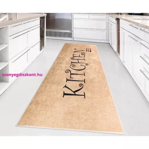 TOP! MY. SIL Konyhai szőnyeg 77x197cm-bézs kitchen