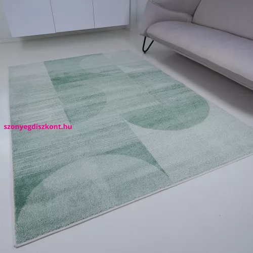 TOP! Berlin E2991 zöld 80x150cm- modern színes szőnyeg