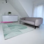 TOP! Berlin E2991 zöld 80x150cm- modern színes szőnyeg