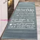 TOP! My. SIL Konyhai szőnyeg 77x197cm-rules szürke
