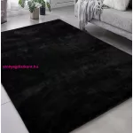 TOP! Den. Olívia Fekete  Puha Szőnyeg 66x110cm-hátul gumis