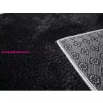 TOP! Den. Olívia Fekete  Puha Szőnyeg 66x110cm-hátul gumis