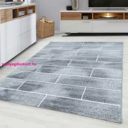 TOP! Ay. beta 1110 szürke 80x150cm kockás szőnyeg