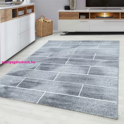 TOP! Ay. beta 1110 szürke 80x150cm kockás szőnyeg