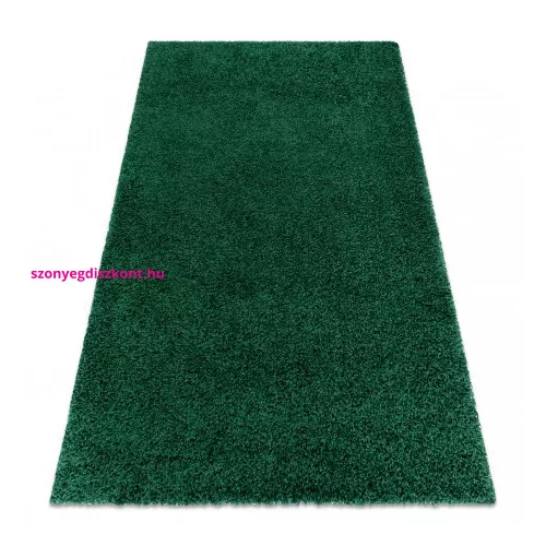 TOP! Kab. Szőnyeg SOFFI shaggy 2cm üveg zöld 140x190 cm