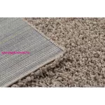 TOP! Kab. Szőnyeg, futószőnyeg SOFFI shaggy 2cm bézs -80x250 cm