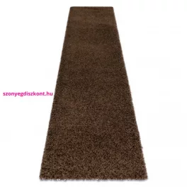   TOP! Kab. Szőnyeg, futószőnyeg SOFFI shaggy 2cm barna -80x150 cm