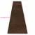 TOP! Kab. Szőnyeg, futószőnyeg SOFFI shaggy 2cm barna -80x150 cm