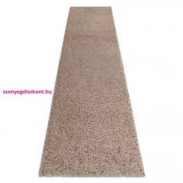   TOP! Kab. Szőnyeg, futószőnyeg SOFFI shaggy 2cm bézs -80x150 cm