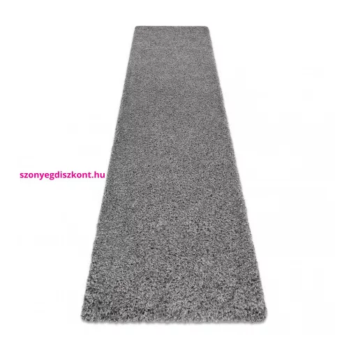 TOP! Kab. Szőnyeg, futószőnyeg SOFFI shaggy 2cm szürke -70x300 cm