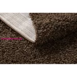 TOP! Kab. Szőnyeg, futószőnyeg SOFFI shaggy 2cm barna -70x300 cm