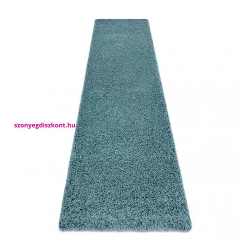 TOP! Kab. Szőnyeg, futószőnyeg SOFFI shaggy 2cm kék -70x250 cm