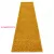 TOP! Kab. Szőnyeg, futószőnyeg SOFFI shaggy 2cm arany -70x200 cm