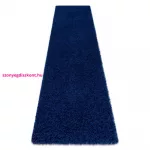 TOP! Kab. Szőnyeg, futószőnyeg SOFFI shaggy 2cm sötétkék -60x300 cm