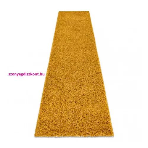 TOP! Kab. Szőnyeg, futószőnyeg SOFFI shaggy 2cm arany -60x200 cm