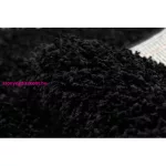 TOP! Kab. Szőnyeg, futószőnyeg SOFFI shaggy 2cm fekete -60x100 cm