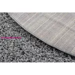 TOP! Kab. Szőnyeg SOFFI kör shaggy 2cm szürke kör 120 cm