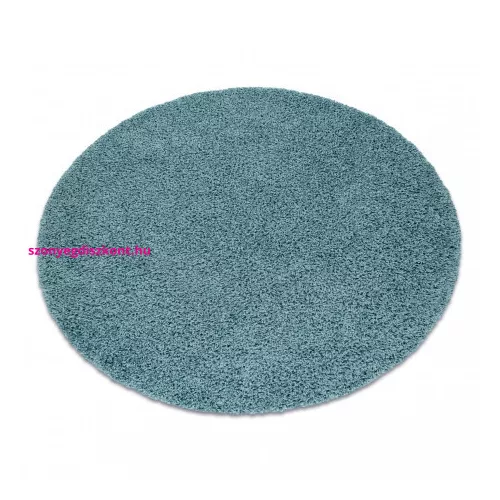 TOP! Kab. Szőnyeg SOFFI kör shaggy 2cm kék kör 120 cm