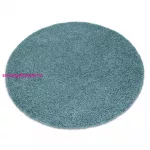 TOP! Kab. Szőnyeg SOFFI kör shaggy 2cm kék kör 100 cm
