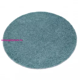 TOP! Kab. Szőnyeg SOFFI kör shaggy 2cm kék kör 100 cm