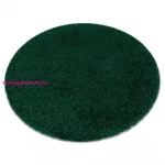 TOP! Kab. Szőnyeg SOFFI kör shaggy 2cm üveg zöld kör 80 cm