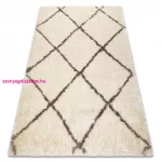 TOP! Kab. Szőnyeg FLUFFY 2373 shaggy - krém / bézs 80x150 cm