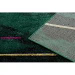 TOP! Kab. EMERALD szőnyeg 1022 glamour, elegáns geometriai, márvány üveg zöld / arany 200x290 cm