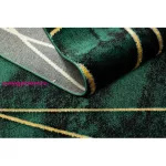 TOP! Kab. EMERALD szőnyeg 1022 glamour, elegáns geometriai, márvány üveg zöld / arany 200x290 cm